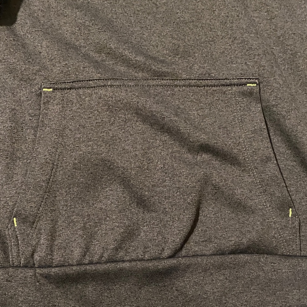 The North Face Women’s Hoodie in Black with Neon Green Logo - Picture 4 of 5
